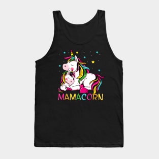 Mamacorn Mothers Day Unicorn Mom Mommycorn Tank Top